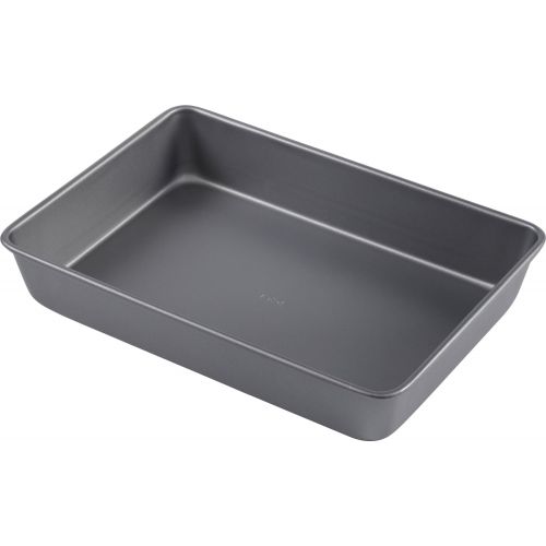  T-fal Commercial Oblong Nonstick Cake Pan, 9 x 13, Gray