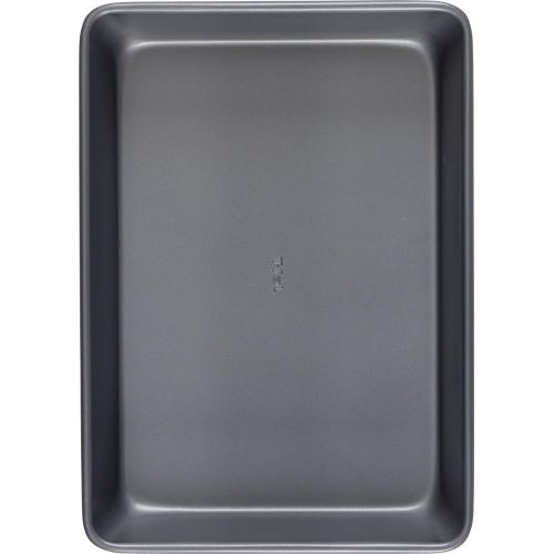  T-fal Commercial Oblong Nonstick Cake Pan, 9 x 13, Gray
