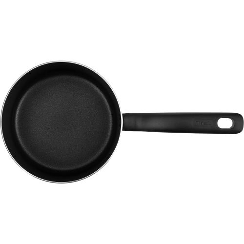  T-fal B16790 Initiatives Nonstick Inside and Out Sauce Pan with Glass Lid Cover Cookware, 3-Quart, Gray