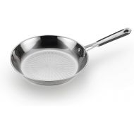 T-fal E75907 Performa Pro Stainless Steel Dishwasher Safe Oven Safe Fry Pan Saute Pan Cookware, 12-Inch, Silver
