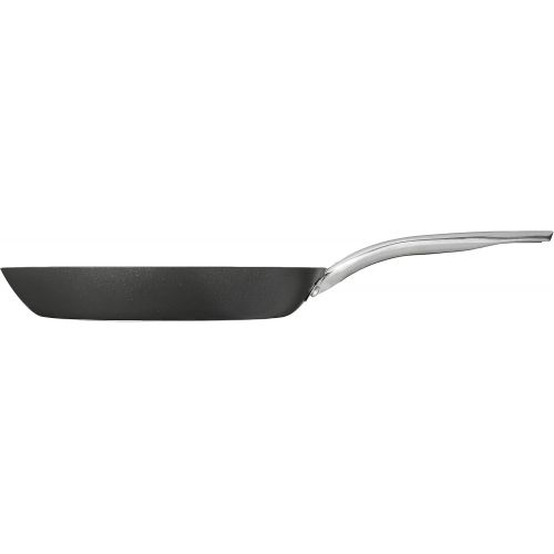  T-fal C51705 ProGrade Titanium Nonstick Thermo-Spot Dishwasher Safe PFOA Free with Induction Base Fry Pan Cookware, 10-Inch, Black -