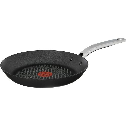  T-fal C51705 ProGrade Titanium Nonstick Thermo-Spot Dishwasher Safe PFOA Free with Induction Base Fry Pan Cookware, 10-Inch, Black -