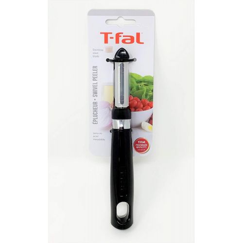  T-fal Kitchen Vegetable Peeler - Stainless Steel Basics Peeler With Sharp blades For Fruit And Vegetable (potato, Carrot, Apple), Ergonomic Handle - Dishwasher Friendly