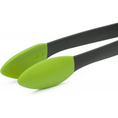  T-fal Ingenio Silicone Cooking Tongs, Black