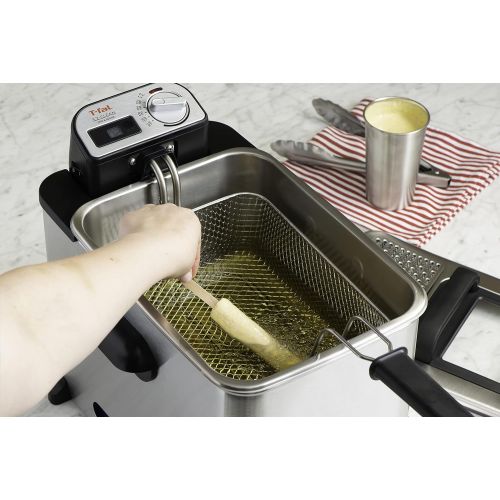  T-fal 1700 Watt 3.5L Easy Clean Stainless Steel Cool Touch Deep Fryer