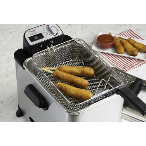  T-fal 1700 Watt 3.5L Easy Clean Stainless Steel Cool Touch Deep Fryer