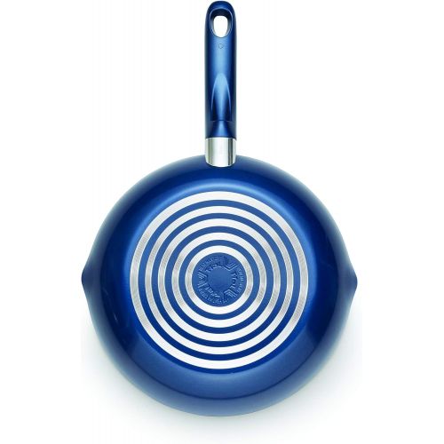  T-fal - B0370764 T-fal B03707 Excite ProGlide Nonstick Thermo-Spot Heat Indicator Dishwasher Oven Safe Fry Pan Cookware, 12-Inch, Blue