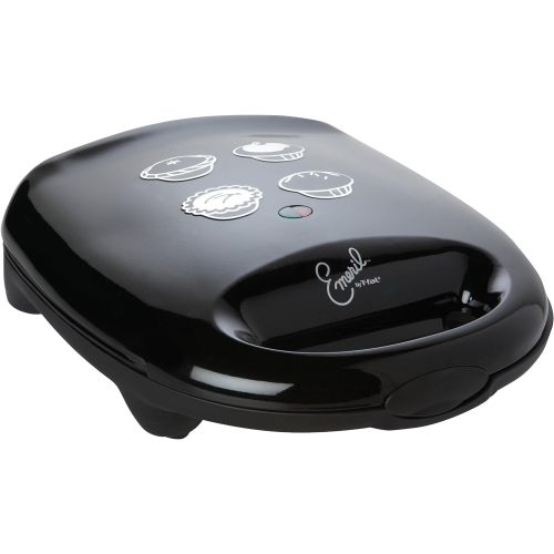  Emeril by T-fal SM2205 Electric Nonstick Plates Cake and Pie Maker, Black