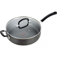 T-fal, Ultimate Hard Anodized, Nonstick 5 Qt. Jumbo Cooker, Black, E76582, 5 Quart, Grey