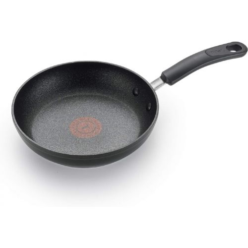  T-fal C4610263 Titanium Advanced Nonstick Thermo-Spot Heat Indicator Dishwasher Safe Cookware Fry Pan, 8-Inch, Black -