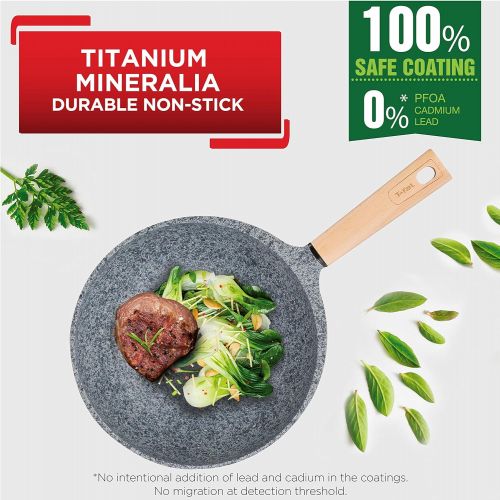  [아마존베스트]T-fal Natura Titanium Nonstick Cast Aluminum, 9-Inch, Grey