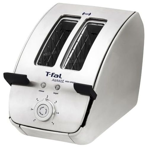 테팔 T-fal TT7095002 Avante Deluxe 2-Slice Toaster, Stainless Steel