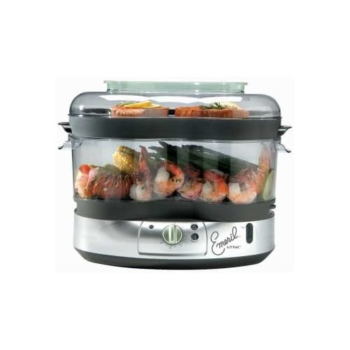 테팔 Emeril by T-fal VS4001 9.5-Liter 1500-watt Steamer, Silver