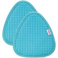 [아마존베스트]T-fal Textiles 34318 Waffle Softflex Silicone Pot Holder, 2 Pack, Breeze