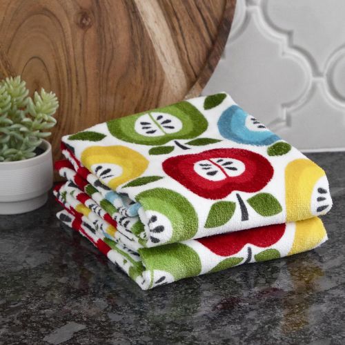  T-fal Textiles Kitchen Towel, 2 Pack, Apples