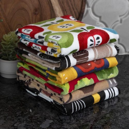  T-fal Textiles Kitchen Towel, 2 Pack, Apples