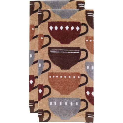  T-fal Textiles Kitchen Towel, 2 Pack, Coffee