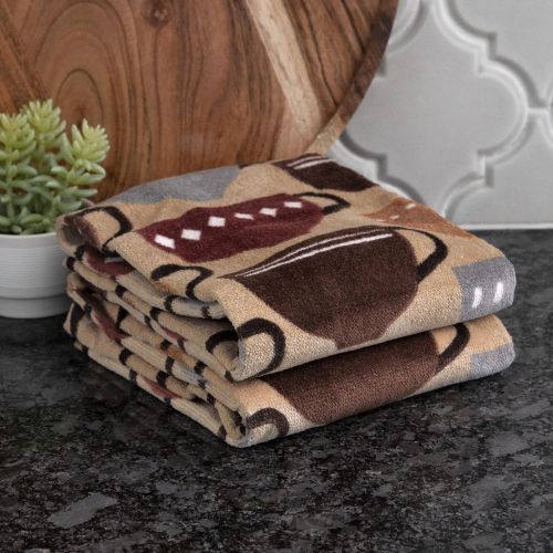  T-fal Textiles Kitchen Towel, 2 Pack, Coffee