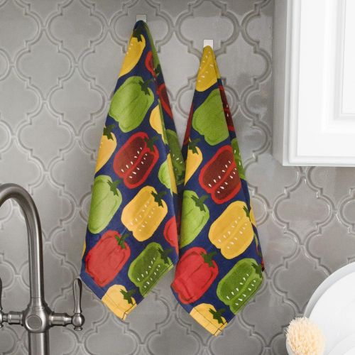  T-fal Textiles Kitchen Towel, 2 Pack, Peppers