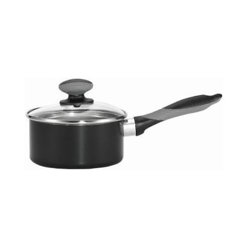 테팔 T-FalWearever NEW Get A Grip QT Sauce Pan Black Aluminum Construction Non-Stick Exter