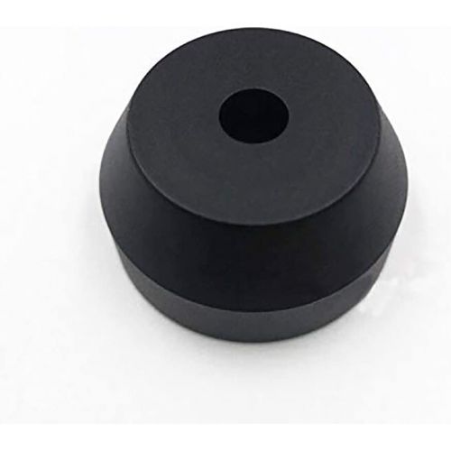  Tgfergh 45 RPM Black Adapter Durable Solid Aluminum Center Adapter for 7 inch Records Vinyl