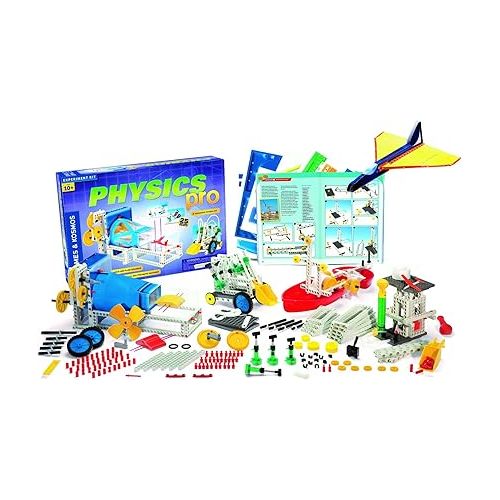  Thames & Kosmos Physics Pro (V 2.0) Science Kit | 96 Page Color Manual | 31 Experiments | Advanced Physics Education Kit | Parents' Choice Silver Award Winner