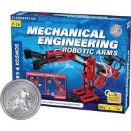 Thames & Kosmos Mechanical Engineering: Robotic Arms STEM Experiment Kit | Build 6 Pneumatic Machines | Robotic Claw, Exoskeleton Arms & More | Explore Air Pressure & Robotics | Ages 7+
