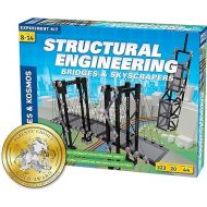 Thames & Kosmos Structural Engineering: Bridges & Skyscrapers | Science & Engineering Kit | Build 20 Models | Learn about Force, Load, Compression, Tension | Parents' Choice Gold Award Winner, Blue