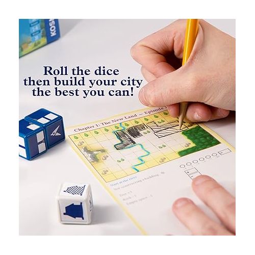  My City Roll and Build | Board Games | Dice Game | Roll and Write | 1 to 6 Players | Kosmos | 1-6 Players | Fast-Paced Game