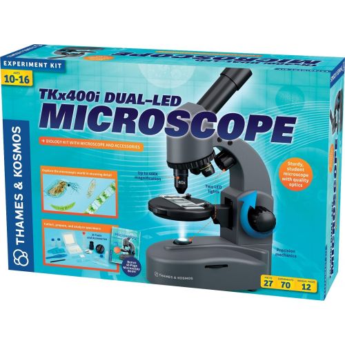  TKx400i Duel-Led Microscope Biology 40X, 100X, 400X Thames & Kosmos Science Kit