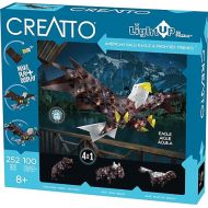 Thames & Kosmos Creatto American Bald Eagle & Frontier Friends Light-Up 3D Puzzle Kit | includes Creatto Puzzle Pieces to Make Your Own Illuminated Craft Creations | DIY Activity Kit & LED Lights