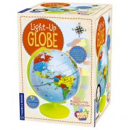 Thames & Kosmos Kids First Light Up Globe - Handcrafted, Acrylic - Made in Germany by Columbus Globes - 10, Illuminated LED Light-Up Political Map with Nocturnal Animals & Deep Sea