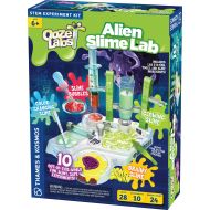 Thames & Kosmos Ooze Labs: Alien Slime Lab Science Experiment Kit & Lab Setup, 10 Experiments with Slime