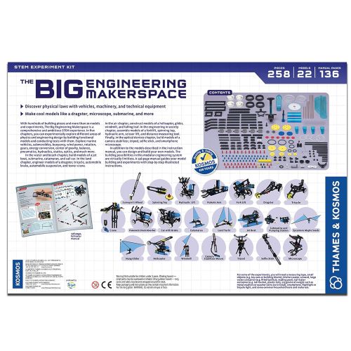  Thames & Kosmos The Big Engineering Makerspace Science Experiment Kit