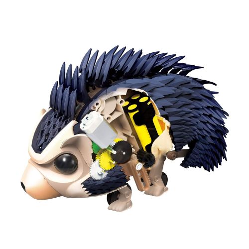  Thames & Kosmos My Robotic Pet - Tumbling Hedgehog Science Experiment & Model Building Kit, Build Your Own Sound Activated Tumbling, Rolling, Scurrying Pet Hedgehog