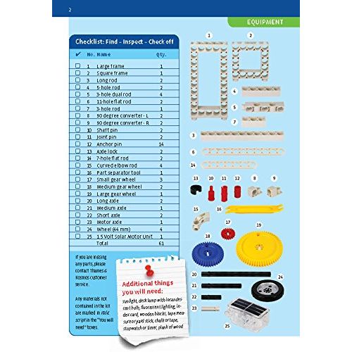  Thames & Kosmos Solar Mechanics | Science Experiment Kit | Build 20 Models Powered by The Sun | Ages 8-12+ | 60 Page Full Color Stem Manual | Parents Choice Gold Award Winner