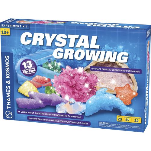  Thames & Kosmos Crystal Growing Science Kit Grow Over A Dozen Crystals with 15 Experiments, Includes Storage Case & 32 Page Color Laboratory Manual