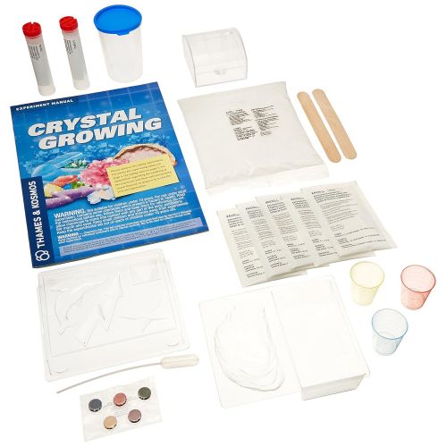  Thames & Kosmos Crystal Growing Science Kit Grow Over A Dozen Crystals with 15 Experiments, Includes Storage Case & 32 Page Color Laboratory Manual
