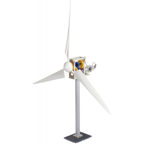  Thames & Kosmos Wind Power 2.0 Science Experiment Kit | Build Wind-Powered Generators to Energize Electric Vehicles | 3-Foot-Tall Long-Bladed Turbine | Experiments in Renewable Ene