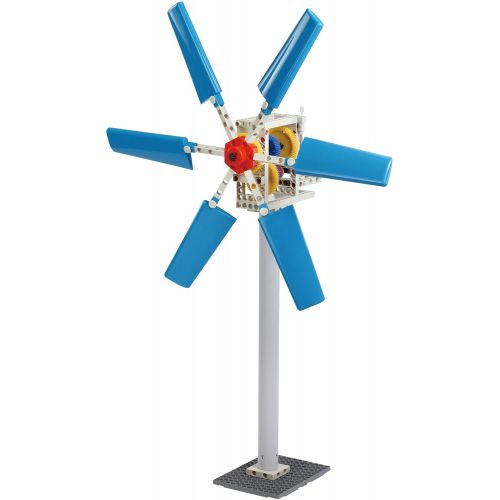  Thames & Kosmos Wind Power 2.0 Science Experiment Kit | Build Wind-Powered Generators to Energize Electric Vehicles | 3-Foot-Tall Long-Bladed Turbine | Experiments in Renewable Ene