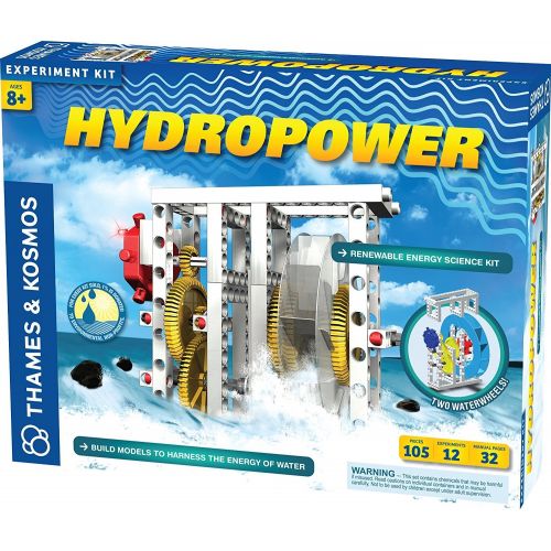  Thames & Kosmos Hydropower Science Kit | 12 Stem Experiments | Learn About Alternative & Renewable Energy, Environmental Science | Parents Choice Recommended Award Winner