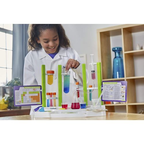  Thames & Kosmos Ooze Labs Chemistry Station Science Experiment Kit, 20 Non-Hazardous Experiments Including Safe Slime, Chromatography, Acids, Bases & More