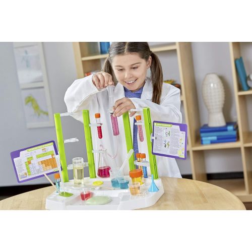  Thames & Kosmos Ooze Labs Chemistry Station Science Experiment Kit, 20 Non-Hazardous Experiments Including Safe Slime, Chromatography, Acids, Bases & More