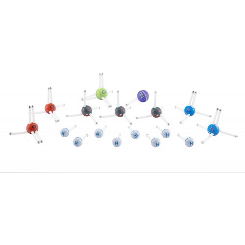  Thames & Kosmos Happy Atoms Magnetic Molecular Modeling Introductory Set | Intro To Atoms, Molecules, Bonding, Chemistry | Create 508 Molecules | 73 Activities | Plus Free Educational App For Ios,