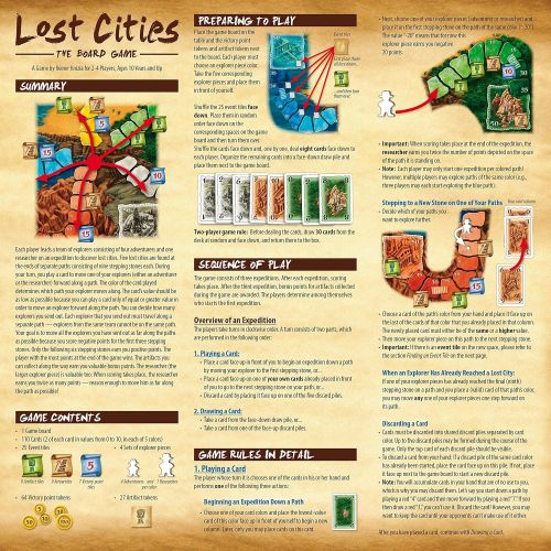  Thames & Kosmos Lost Cities - The Board Game