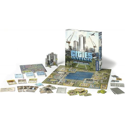  Thames & Kosmos Cities: Skylines - Cooperative City-Building Board Game from Kosmos | Based On The Hit Video Game | for 1-4 Players Ages 10+ | Develop & Manage Cities & Neighborhoods