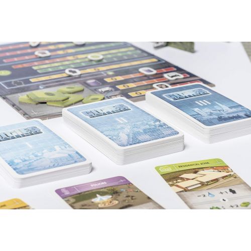  Thames & Kosmos Cities: Skylines - Cooperative City-Building Board Game from Kosmos | Based On The Hit Video Game | for 1-4 Players Ages 10+ | Develop & Manage Cities & Neighborhoods