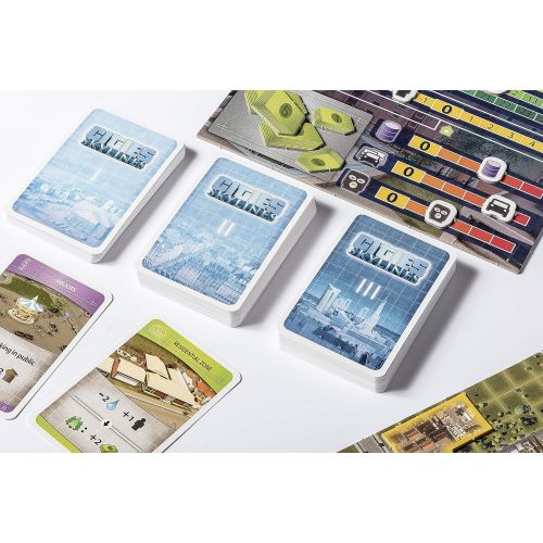  Thames & Kosmos Cities: Skylines - Cooperative City-Building Board Game from Kosmos | Based On The Hit Video Game | for 1-4 Players Ages 10+ | Develop & Manage Cities & Neighborhoods