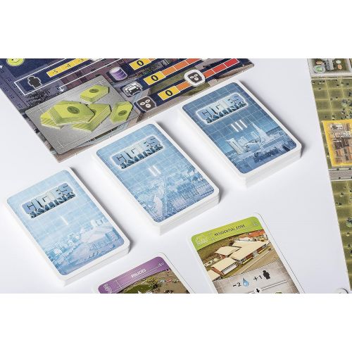  Thames & Kosmos Cities: Skylines - Cooperative City-Building Board Game from Kosmos | Based On The Hit Video Game | for 1-4 Players Ages 10+ | Develop & Manage Cities & Neighborhoods