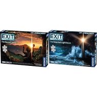 Thames & Kosmos EXIT: The Game 2-Pack Escape Room Bundle Season 5B Sacred Temple, Deserted Lighthouse with Jigsaw Puzzles Escape Room Game in a Box A Kosmos Game an at-Home Experience 1 to 4 Playe